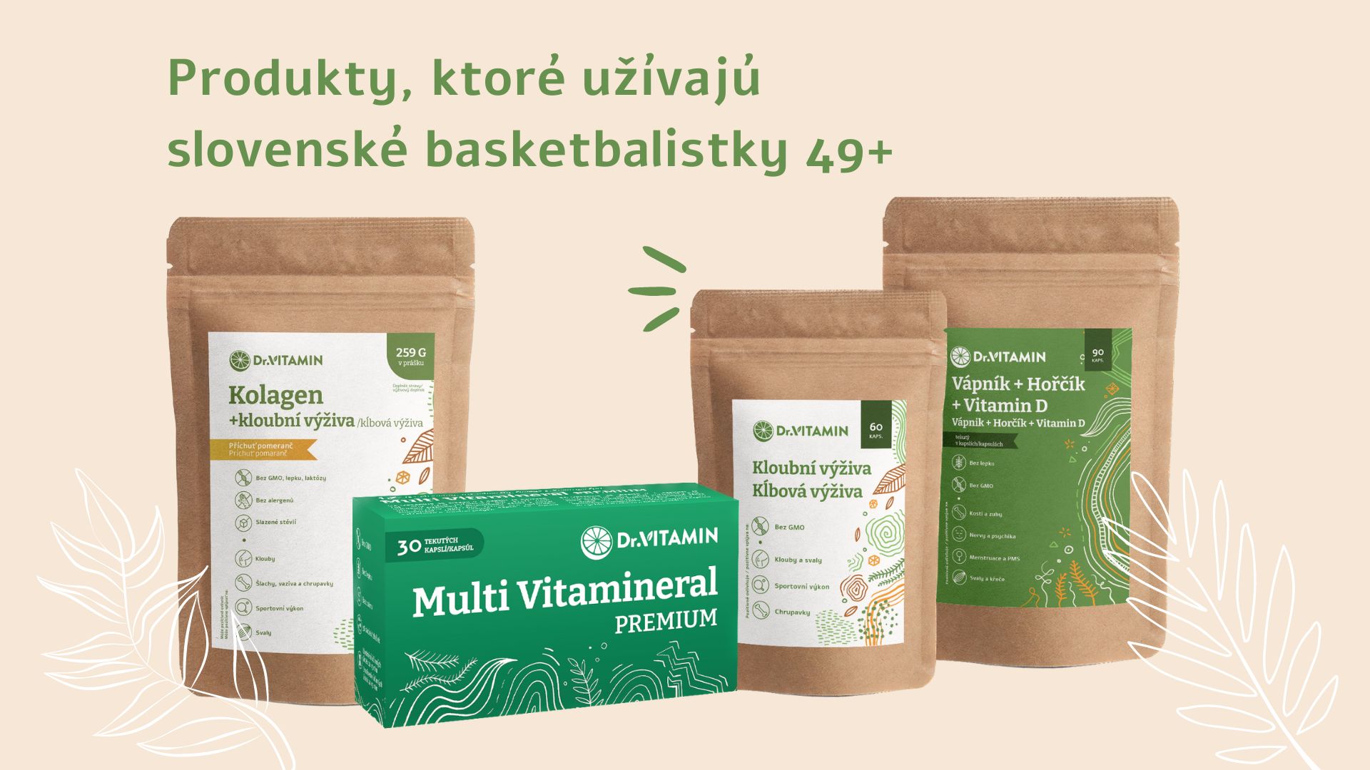 produkty, ktoré užívajú slovenské basketbalistky
